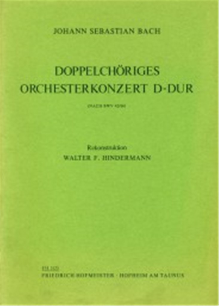 Doppelchöriges Orchesterkonzert D-Dur